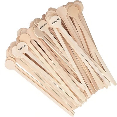 7" L Eco-Friendly Disposable Wood Coffee Stick Swizzle Drink Sticks